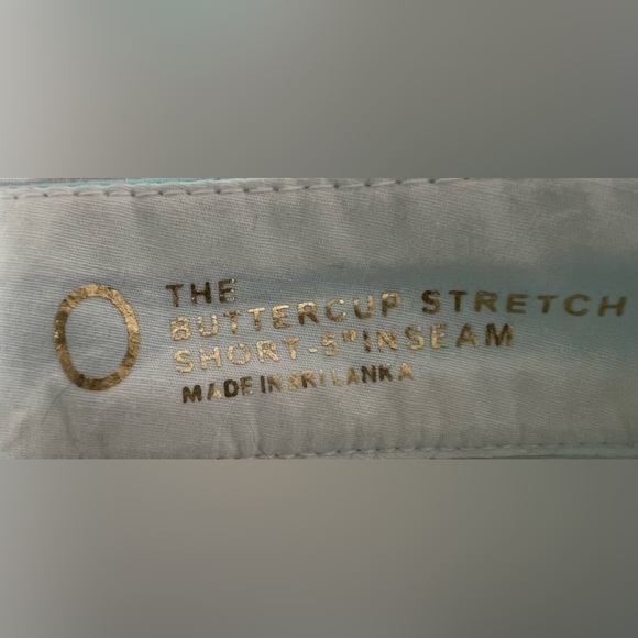 Lilly Pulitzer Buttercup Stretch Scallop Hem Shorts Aqua Blue Size 0 Summer - Picture 5 of 7